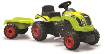 Smoby liapac traktor CLAAS zelen s vozkom